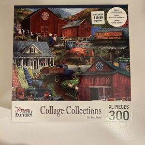Like New 300 XL Piece Jigsaw Puzzle, “Collage Collection”